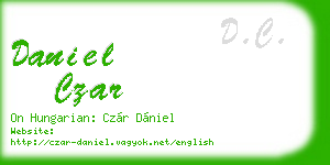 daniel czar business card