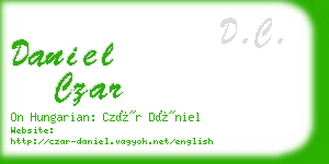 daniel czar business card